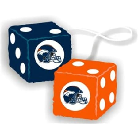 Denver Broncos Fuzzy Dice